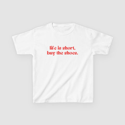 "LIFE IS SHORT" BABY TEE