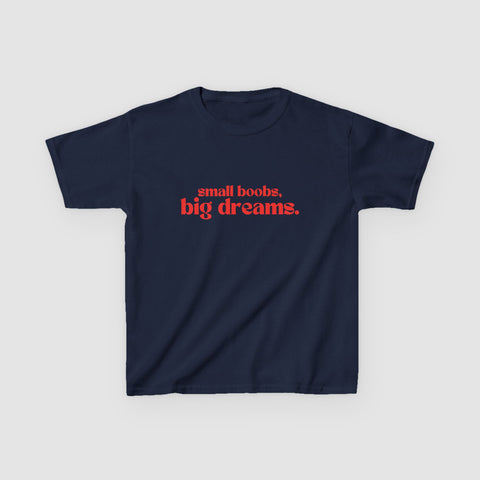 "SMALL BOOBS" BABY TEE