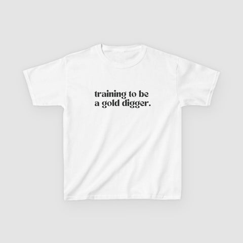 "GOLD DIGGER." BABY TEE